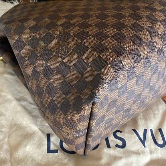 TRADED💕Louis Vuitton Graceful MM Damier hobo bag purse - Picture 11 of 15